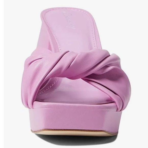 Circus By Sam Edelman Marianna Pink Chunky Heel Sandals Size 6.5 - Picture 6 of 9